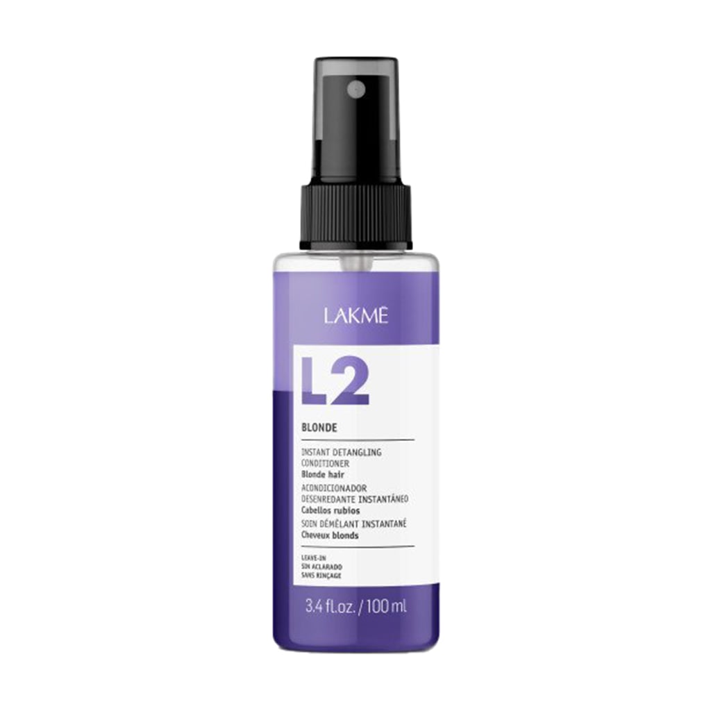 Двофазний незмивний спрей-кондиціонер Lakme L2 Blonde Instant Detangling Conditioner для світлого та сивого волосся, 100 мл