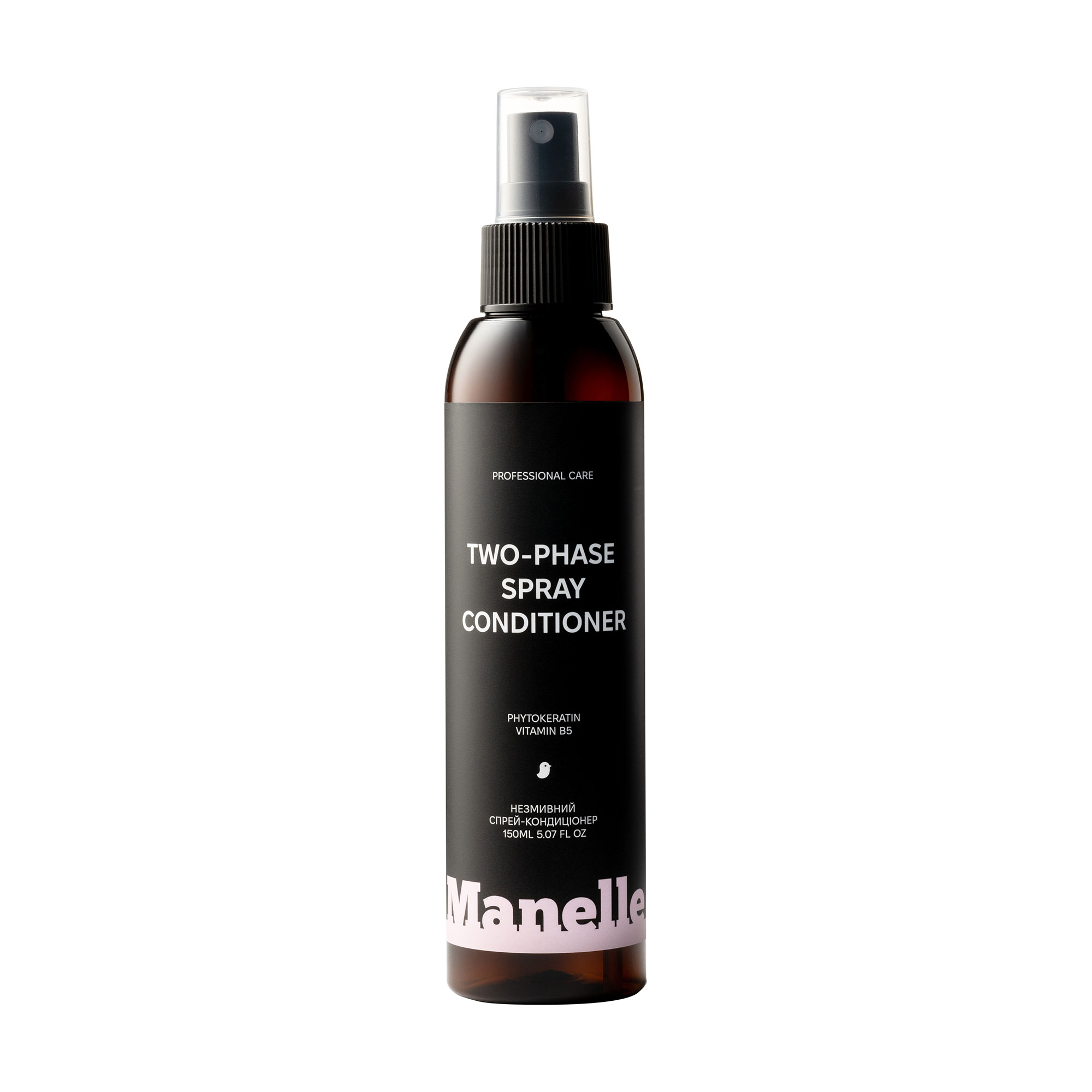Двофазний спрей-кондиціонер для волосся Manelle Рrofessional Care Phytokeratin Vitamin B5 Two-Phase Spray Conditioner, 150 мл